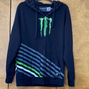 Vintage Monster Energy O’Neill XL Full Zip Hoodie